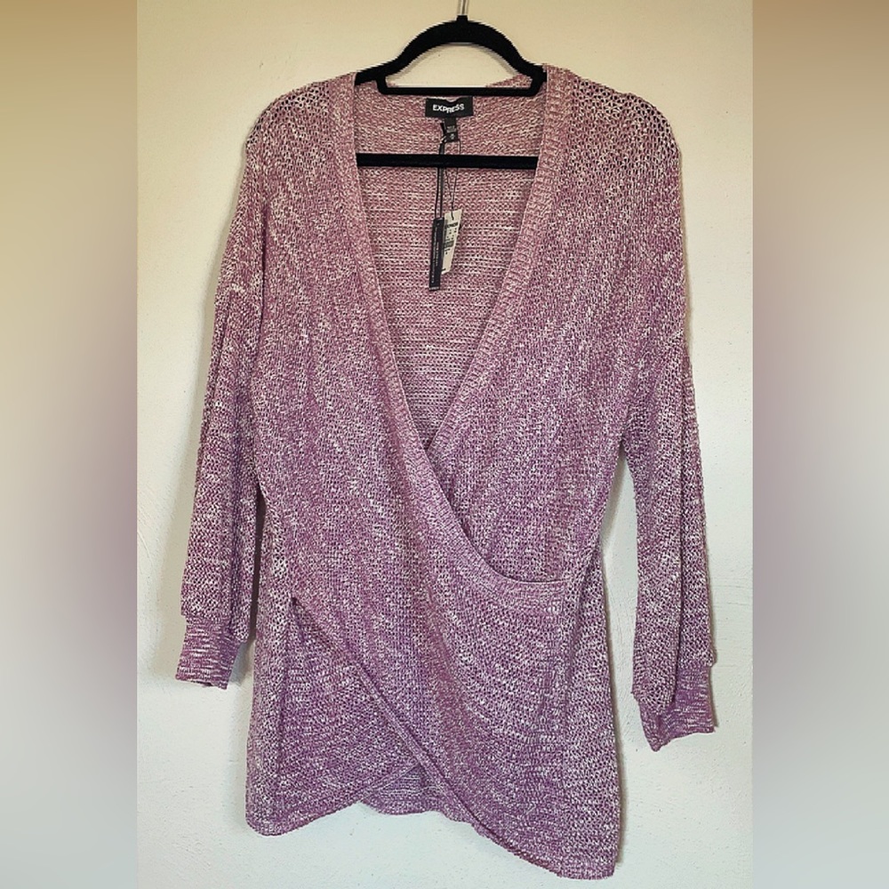 Spring Express Wrap Sweater